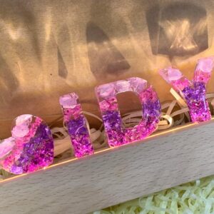 永生花字母燈 - 萬千紫愛