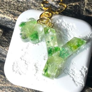 永生花字母滴膠鎖匙扣 -青蔥歲月
