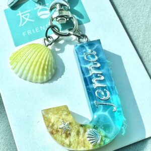 海洋系滴膠名字匙扣 - 海闊天高